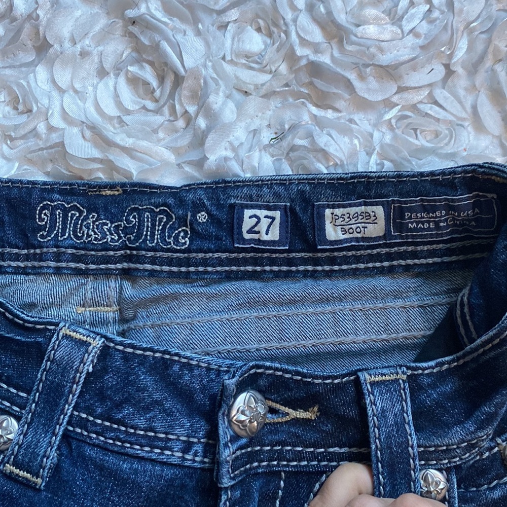Miss Me like new bootcut jeans size 27 - Picture 4 of 4